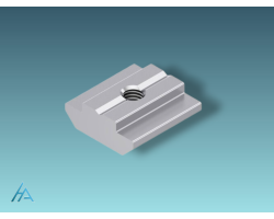 Coulisseau Rainure 8mm Type B - Accessoire de qualité pour profilés