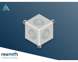 Raccord en cube 45/3 SET Bosch Rexroth - Jeu de construction sécurisé