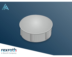 Cache raccord en cube D24, Gris - Bosch Rexroth