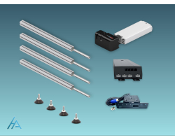 Système de réglage en hauteur Ergoswiss hydraulique TQ 350 kg