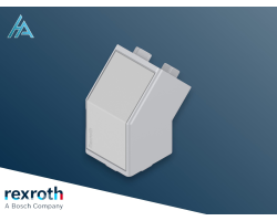 Élément de jonction 45° 40x40 SILVER gris Bosch Rexroth - Accessoires Premium
