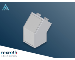 Élément de jonction 45° 45x45 SILVER Gris Bosch Rexroth - Qualité Premium
