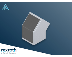 Elément de jonction 45° 30x30 ESD Bosch Rexroth - Connectivité Haute Performance