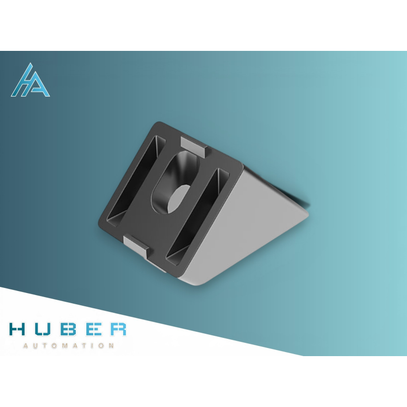 Connecteur d'angle 45° 30x30 - Montage facile et durable