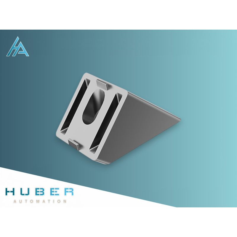 Connecteur d'angle 45° 45x45 - Installation facile et rapide