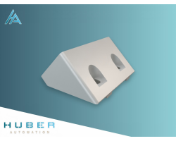 Connecteur d'angle 45° 90x45 SILVER - Assemblage simplifié