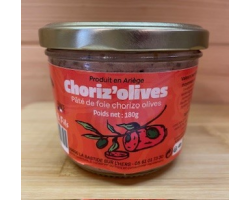 Terrine de foie Choriz'olives - Épicerie fine de qualité
