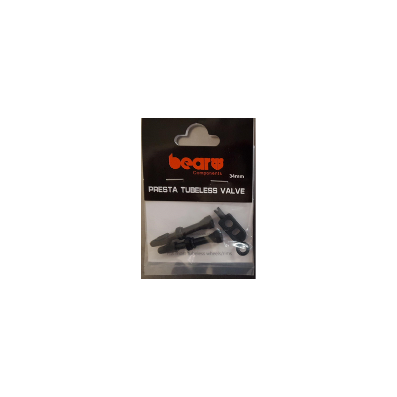 Sachet de 2 valves tubeless aluminium - Équipement Sportif
