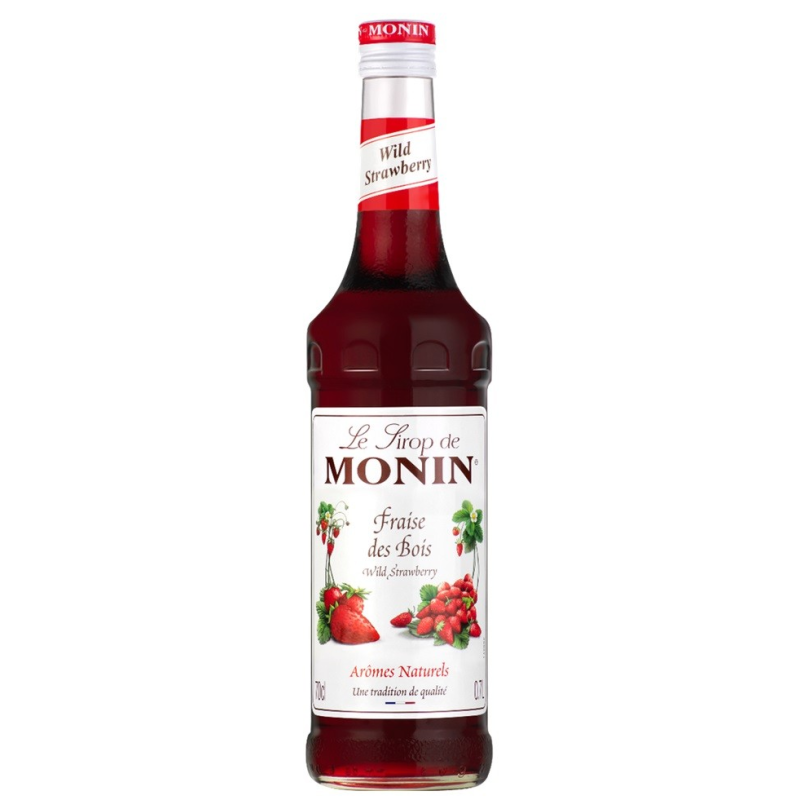 Sirop de fraise des bois MONIN - 70 cl - Goût naturel et rafraîchissant