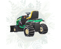 Paire de chaînes à neige pour autoportée - Sécurité et performance en hiver