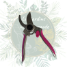 Sécateur de jardin inox fuchsia - Design et Performance