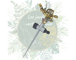 Arroseur à impulsion en métal - Performance et robustesse pour votre jardin