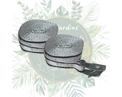Lot de 2 sangles à boucle 2,5m x 25mm - Robustesse et Praticité