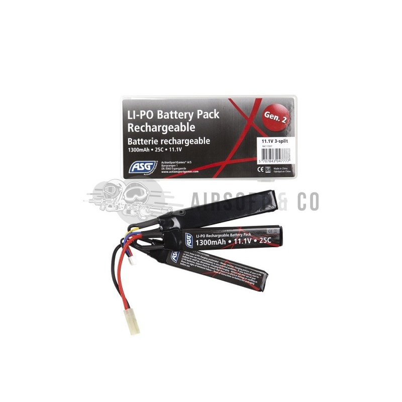 Batterie LiPo 11.1 V 1300 mAh 25C - Performance Sportive