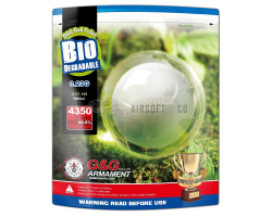 Billes 0.23 gr Bio - 4350 billes pour airsoft