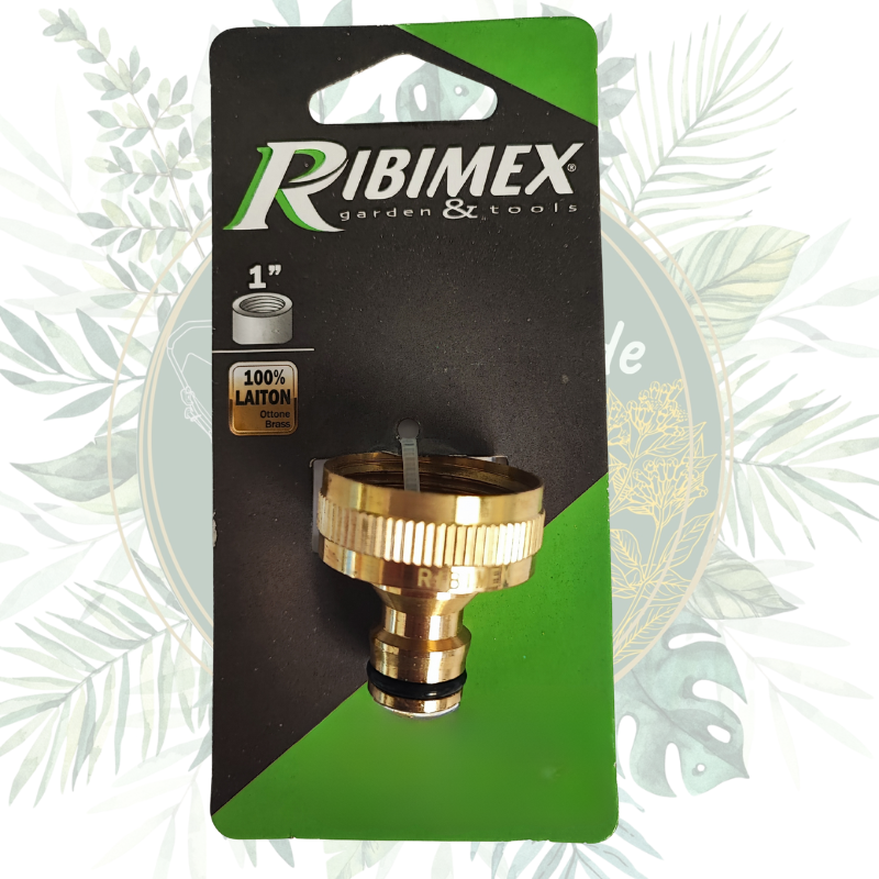 Nez de robinet en laiton 1" – Accessoire de jardin résistant
