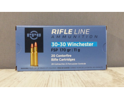 Munitions PPU 30-30 Win, 170 gr FSP - Performance et précision