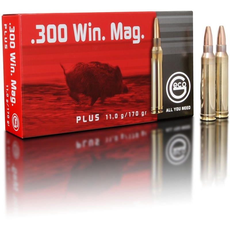 Munitions Geco Plus 300 Win Mag - 170 gr/11 g | Équipement Sportif