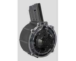 Chargeur tambour 20 coups pour fusil AR12 en métal | Équipement Sportif