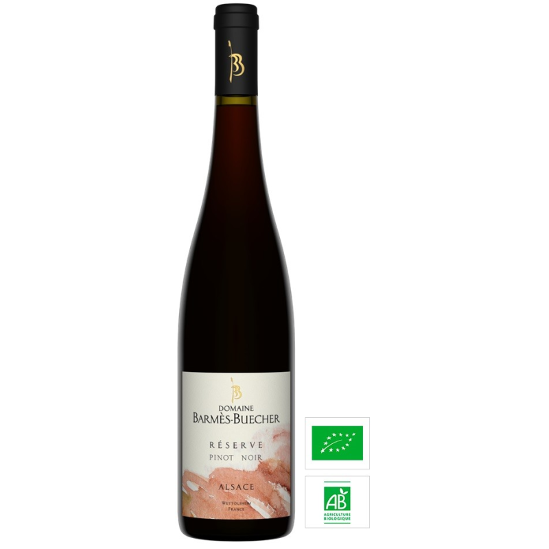 Pinot Noir Réserve Bio Barmes Buecher 2019 - Vin Rouge d'Alsace