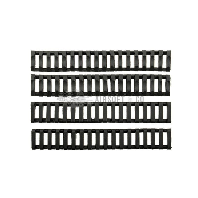 Couvre-rails Slim souples - Paquet de 4 pièces | Équipement Sportif