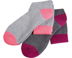 Chaussettes de travail femme Nine Worths - Lot de 2 | Confort et qualité