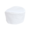 Calot de cuisinier blanc 100% coton LMA - Élégance et confort en cuisine