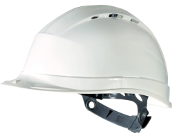 Casque de chantier Deltaplus Quartz 1 avec serrage glissière - Sécurité et Confort