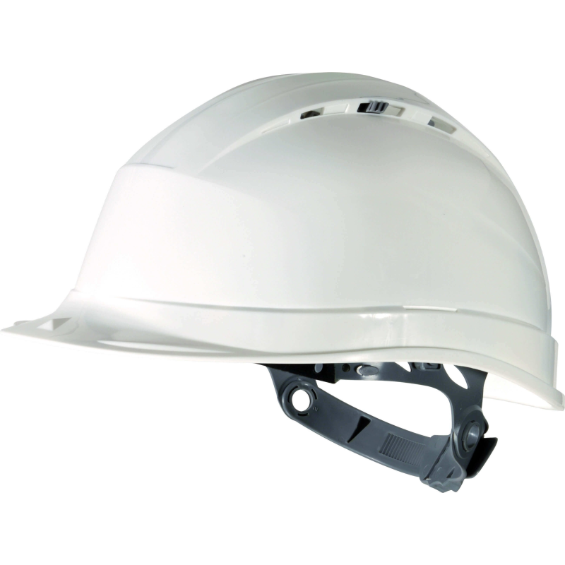 Casque de chantier Deltaplus Quartz 1 avec serrage glissière - Sécurité et Confort