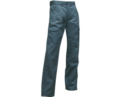 Pantalon de travail multipoches vert US Scie LMA - Grande Taille