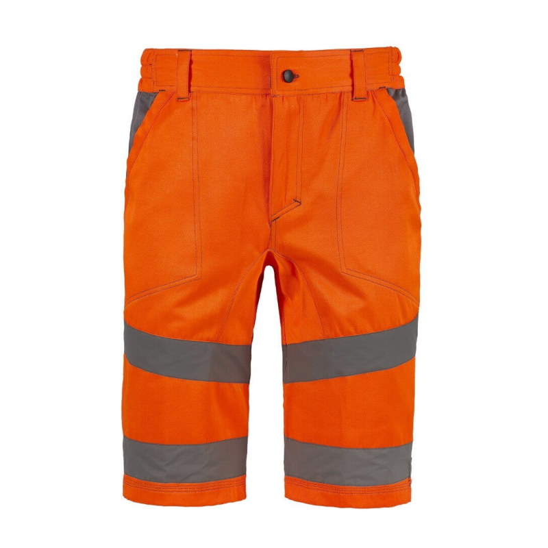 Bermuda de travail haute visibilité Aldrin orange North Ways