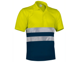 Polo ambulancier manches courtes réfléchissant - Haute visibilité | Vêtements