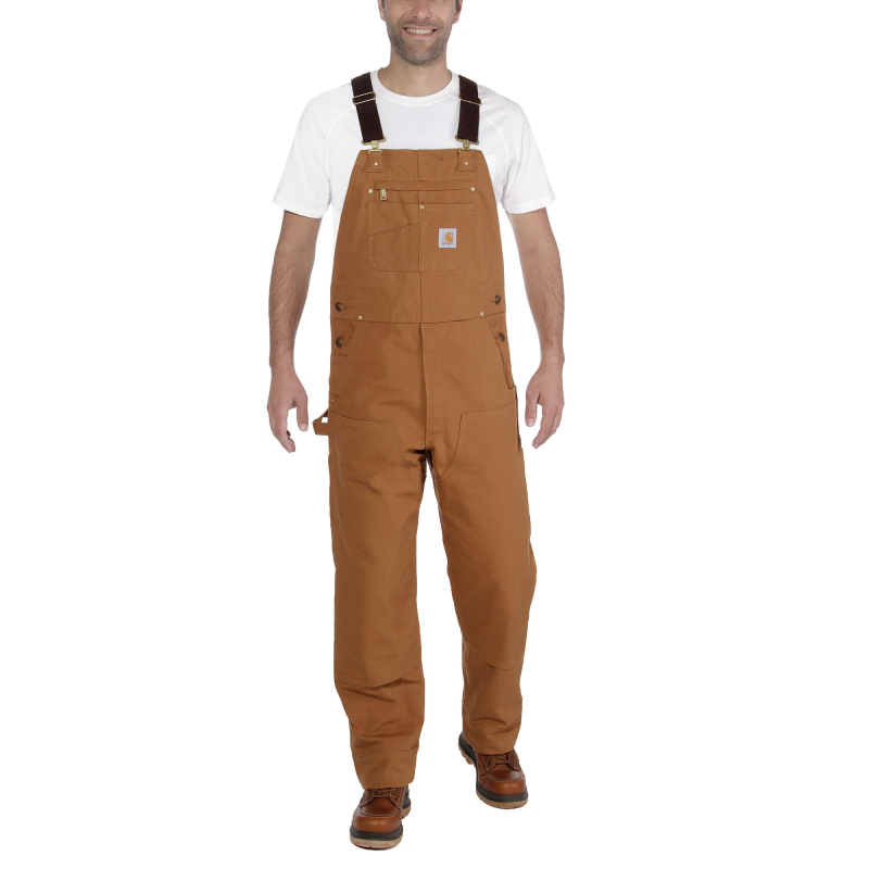 Salopette de travail Carhartt homme ultra résistante en toile Duck