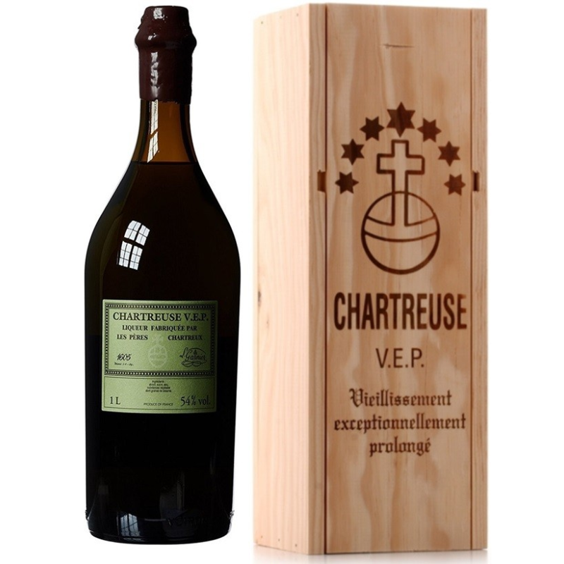 Chartreuse verte VEP 100cl 54° - Liqueur haut de gamme