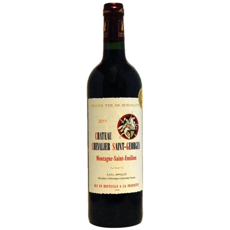 Chevalier Saint George Montagne Saint Émilion 2020-2021 | Vin Rouge Haut de Gamme