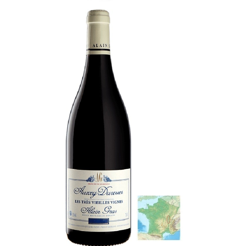 Auxey Duresse Rouge Domaine Alain Gras 2023 - Vin rouge haut de gamme