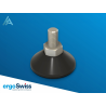 Pied ajustable M10x25 RF Ergoswiss - Charge max. 300 kg