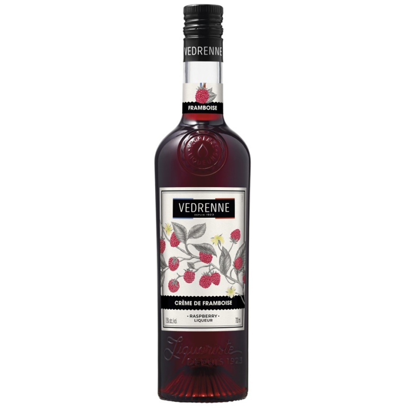 Crème de framboise Vedrenne 70 cl 15° - Un spiritueux raffiné