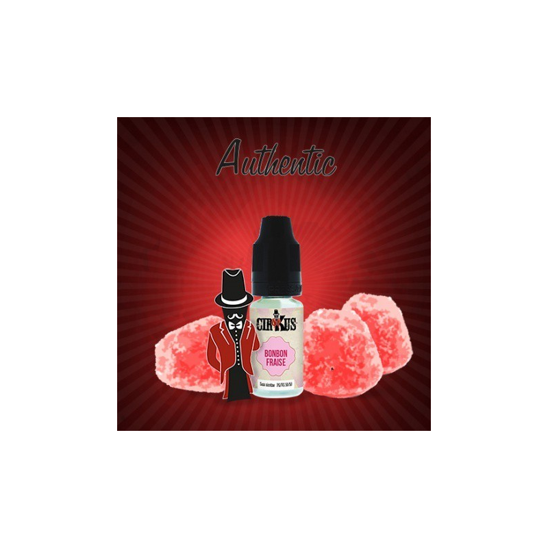 Bonbon Fraise - Cirkus (VDLV) 10ml | E-liquide Fruitée