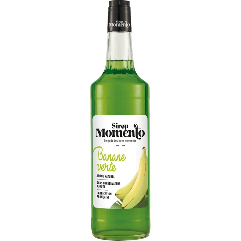 Sirop de banane verte Momento 100 cl - Un goût authentique