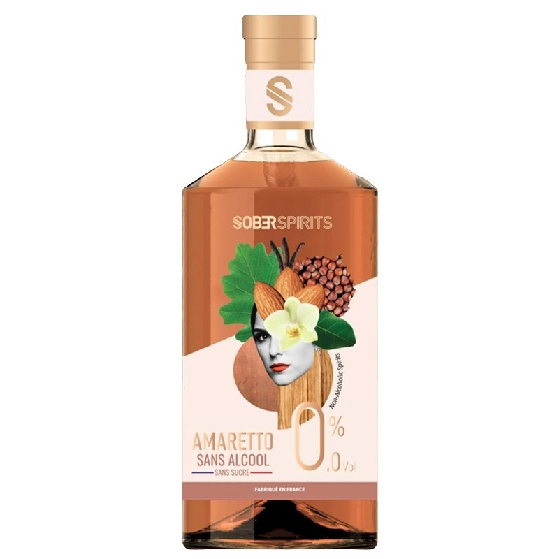 Sober Amaretto Sans Alcool 50cl - Boisson Gourmande