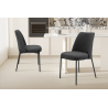 Chaise Ella en gris - Meubles modernes et élégants