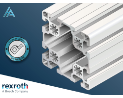 Profilé aluminium 90x90L Bosch Rexroth sur mesure - Résistance et Précision