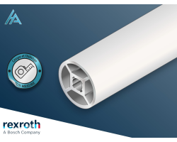 Profilé aluminium rond D28 Bosch Rexroth sur mesure - Haute qualité