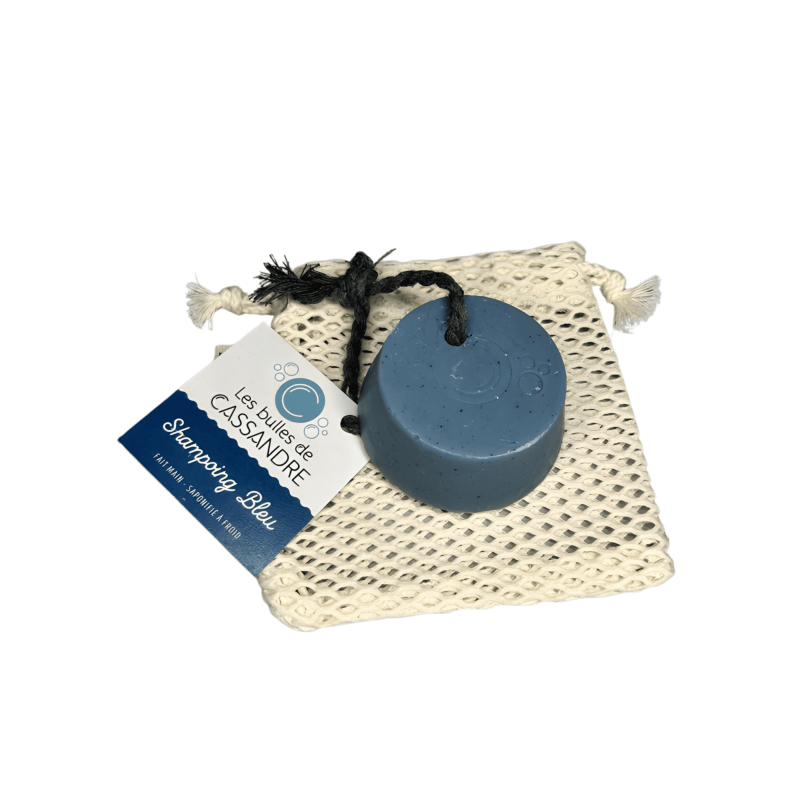 Shampoing Bleu - Éclat naturel pour cheveux blonds et gris