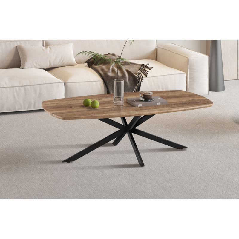 Achetez la table basse 'Aziz' décor mango - Meuble élégant