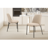 Chaise Ella sable - Mobilier haut de gamme et contemporain