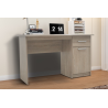 Bureau 'Milou' 1 tiroir 1 porte Sonoma - Meubles modernes