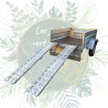 Rampes de chargement aluminium pliantes - Idéales pour votre jardin