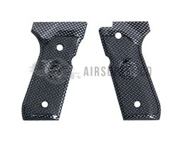 Grips pour M9 GBB imitation carbone - Équipement Sportif